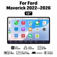 Autoradio Android 14 13'' avec écran tactile, navigation GPS pour Ford Maverick 2022-2026, lecteur multimédia automobile, autoradio stéréo