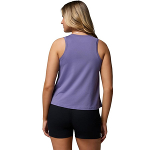 Camiseta sin mangas para mujer, estilo crop top, color liso, transpirable, sin costuras, estilo urbano, tejido elástico acanalado, informal - Product Image 2