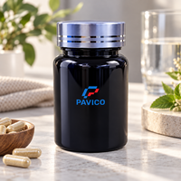Pot cosmétique/alimentaire en PET 60CC avec bouchon en plastique, emballage personnalisé avec logo, fabricant OEM ODM, fournisseur, usine au Vietnam, marque PAVICO