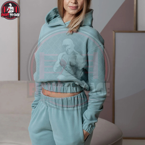 Buen Proveedor, Novedad 2026, Ropa Casual Más Vendida, Sudadera Corta y Pantalones de Corte Holgado, Tallas Grandes, Chándal de Mujer de la Mejor Calidad - Product Image 6