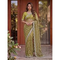 Blouse de sari de créateur avec perles, sequins et broderies pour mariages, fêtes et occasions festives – Mode ethnique indienne élégante