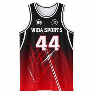 Último Modelo de Uniforme de Baloncesto Personalizado, Camiseta y Pantalones Cortos Sublimados de Poliéster, Uniforme de Baloncesto Masculino con Logotipo - Product Image 1