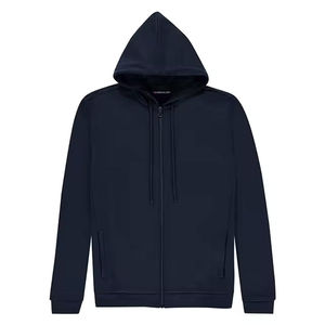 Sweat à capuche zippé surdimensionné de luxe personnalisé pour homme, en polaire épaisse de haute qualité (polyester/coton), écologique, broderie rapide - Product Image 6