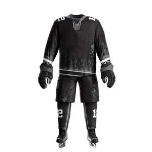 Uniformes de Hockey sobre Hielo Personalizados, Transpirables y Cómodos, con Estampado Completo 2026, en Poliéster, Servicio OEM, para Equipos Masculinos Adultos - Product Image 6