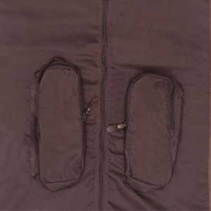Real Genuine Leather Heavy Duty Casual <b>Suit</b> <b>Carrier</b> <b>Mens</b> Dress <b>Suit</b> Cover Folding Apparel Hanger Bag Zipper Travel Duffel - Product Image 2