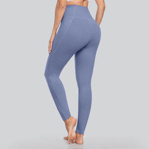 Leggings de Yoga para Mujer, Diseño Moderno, Cintura Elástica Sin Costuras, Material Transpirable, Color Sólido, con Pedrería, Elásticos en 4 Direcciones - Product Image 2