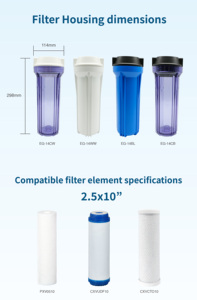10 inch water filter housing - Product Image 3