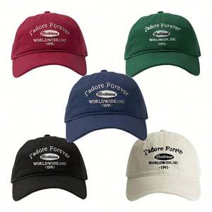 Gorra de Béisbol de Diseño para Mujer, 100% Algodón, Alta Calidad, OEM, 6 Paneles, Personalizable con Bordado, Estilo Vintage de Lujo, Doble Costura - Product Image 5