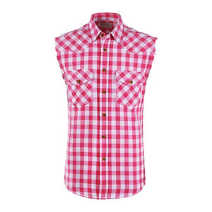 Chemises en flanelle sans manches pour hommes, best-seller, taille plus, boutonnées, respirantes, de haute qualité, tendance pour le printemps - Product Image 1