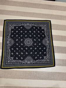 Pañuelo Cuadrado de Algodón 55x55cm con Logotipo Personalizado, Impresión Digital, Unisex, de Alta Calidad, Transpirable, Estilo Urbano, para Todas las Temporadas, en Oferta - Product Image 3