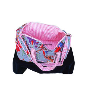 Bolso de Viaje y Playa de Algodón Artesanal Colorido Cotton Culture Wild Bloom para Mujer, Estilo Artístico - Product Image 6