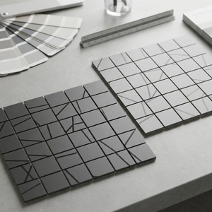 Azulejos decorativos de mosaico esmaltado de cerámica con patrón de mármol de Carrara caído Newstar al por mayor de China a precio barato - Product Image 4