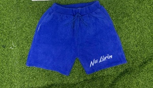 Shorts Bermuda Homme Couleur Unie 100% Laine Mohair Taille Mi-Haute Cordon de Serrage Décontracté Respirant Tissu Tissé Grammage du Tissu Personnalisé Devant - Product Image 4
