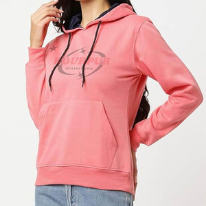 Customized New Arrival Stylish Crop <b>Top</b> Hoodie <b>For</b> <b>Women</b> With Unique Style Highly Recommended Hoodie In Wholesale Price - Product Image 3