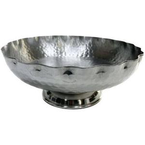 Event Supplies Fruits Bowl Pedestal Style <b>Decorative</b> Serving Bowls Handmade Metal Crafts Silver Bowl Table Decor <b>Items</b> - Product Image 5