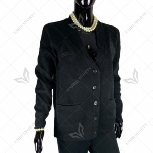 Cárdigan universitario de acrílico suave tejido a medida para hermandades, cárdigan DST de la hermandad Delta, suéter de chenilla negro de cuello alto largo - Product Image 2
