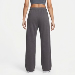 Pantalon de survêtement en molleton pour femme, taille mi-haute, coupe large, respirant, écologique, décontracté, ample, longueur intégrale, couleur unie, avec élastique - Product Image 3