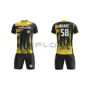 Uniforme de Fútbol Personalizado de Poliéster de Alta Calidad, Sublimado, de Secado Rápido, para Clubes Deportivos - Product Image 4