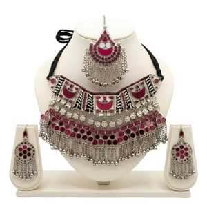 Ensemble de bijoux afghans faits à la main pour femmes, pour mariage et occasions spéciales, fournisseur direct d'usine, ensembles de bijoux pour femmes de style afghan, pour adultes - Product Image 1
