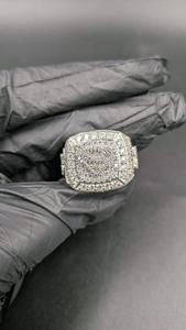 <b>Mens</b> Moissanite Brilliant Cut Ring Luxury <b>Wedding</b> Engagement Band Unique Fashion Jewelry Premium Statement <b>Gift</b> <b>for</b> <b>Men</b> - Product Image 4