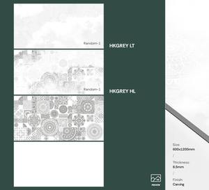 Carreaux de sol et de mur modernes de luxe 600x1200mm, aspect 3D, finition brillante et polie, pour maison, hôtel, salle de bain - Product Image 4