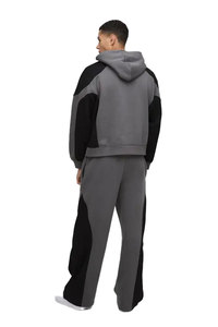 Conjunto Deportivo Casual de Maternidad de 2 Piezas, Transpirable y Ecológico, Sudadera con Capucha y Pantalones Deportivos, OEM, Felpa Deportiva, Color Sólido - Product Image 4