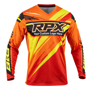 Jersey de Motocross con Logotipo Personalizado, Nuevo Diseño, Mejor Servicio, Alto Rendimiento, Camisetas Mx para Motocross y Dirt Bike - Product Image 1