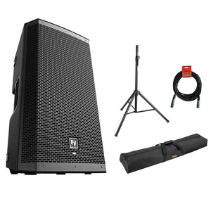 Kit de haut-parleurs amplifiés 2 voies 1000W ZLX-12BT avec deux enceintes, housses et câbles – Vente directe - Product Image 2