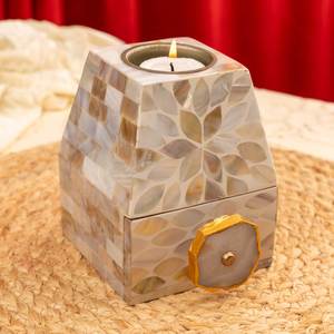Handmade Eco-Friendly Wood <b>Tea</b> <b>Light</b> Holder by Hs Husnain Crafts for <b>Christmas</b> Home Decor - Product Image 1