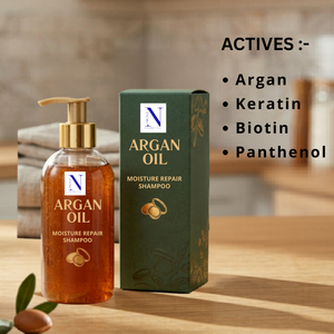 Argan Oil Moisture Repair <b>Shampoo</b> Nourishing Hair Care Liquid for Dry Damaged Hair - Product Image 2