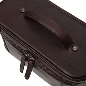 Neceser de Cuero Rectangular, Portátil, Estilo Clásico, Caja de Almacenamiento para Baño, Capacidad de 2.0-3.0L, de Una Sola Capa - Product Image 6