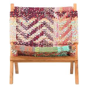 Multicolor Fabric Folding <b>Chair</b> for <b>Bedroom</b> Furniture - Product Image 2