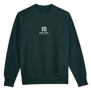 เสื้อสเวตเชิ้ตคอกลมสีเขียวป่าสำหรับผู้ชาย ผ้าฝ้ายพรีเมียม แขนยาว สวมใส่สบาย เหมาะสำหรับทุกวัน - Product Image 1