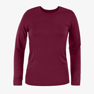 Haut médical OEM à manches longues pour femme, confortable, à porter sous les blouses, pour usage en clinique et en hôpital - Product Image 3