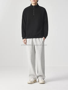 Sweat à capuche lourd 14 avec fermeture éclair, logo personnalisé, anti-rétrécissement, vêtements d'hiver tendance pour hommes - Product Image 5