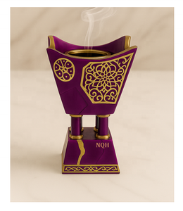 เตาเผาบัคฮูร์ทองเหลืองเคลือบเรซิ่นอีพ็อกซี่ไม้มุคบาร์พรีเมียม ปี 2026 |   เครื่องกระจายกลิ่นอโรมาแบบทำมือ ทนทาน |   ความหรูหราทันสมัย - Product Image 1