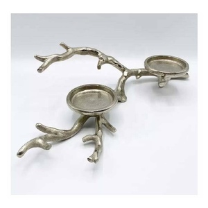 เชิงเทียนโลหะทำจากอะลูมิเนียมหล่อสำหรับตกแต่งงานแต่งงานเชิงเทียน - Product Image 2