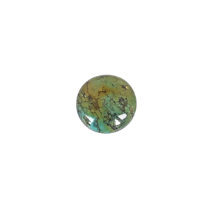 Turquesa Natural Redonda Cabujón Gema Verde Pulida 18x18mm 11.0 Cts USA para Fabricación de Joyas - Product Image 4