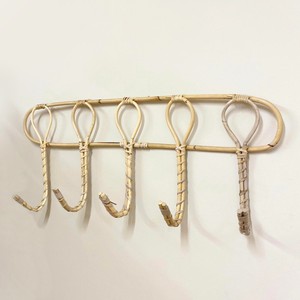 Wall multi <b>hook</b> excellent quality handmade rattan coat <b>hanging</b> <b>hooks</b> walls decor organizers - Product Image 1