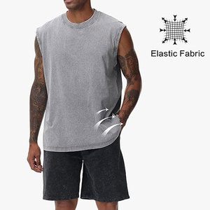 Débardeurs en coton sans manches pour hommes, coupe décontractée, pour la gym, la course, la plage, la musculation, le fitness et l'entraînement athlétique - Product Image 1
