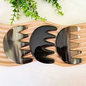 Peigne durable en corne de buffle pour cheveux Peigne pour extension de cheveux Couleur pleine corne naturelle pour cheveux avec la meilleure qualité au Vietnam - Product Image 6