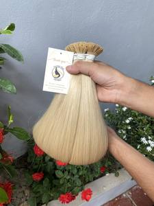 ผมหางม้า100% สไตล์อินสตาแกรม1G,ส่วนต่อผมมนุษย์ต่อสายสีบลอนด์เคราตินหนังกำพร้า Pre-Bonded I Tip - Product Image 6