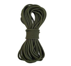 Corde d'escalade vert olive 10 mm, corde de sécurité tressée statique, cordon utilitaire industriel pour le camping et la randonnée - Product Image 1