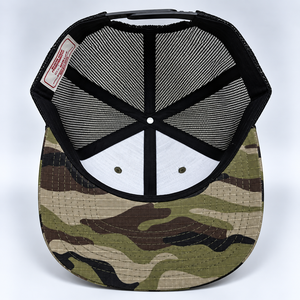 Gorra Trucker de 6 Paneles con Camuflaje Personalizado, Parche de Logotipo Tejido, Malla y Cierre Ajustable, Sombrero de Caza, Venta al por Mayor, Fabricante Vietnamita, OEM ODM, Artículos para la Cabeza - Product Image 4