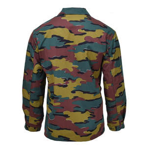 Camiseta de manga larga del uniforme de Bélgica, estampado de 4 colores, poliéster transpirable, uniforme para exteriores, talla adulto - Product Image 3