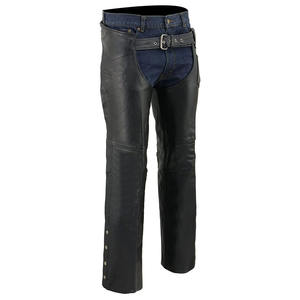 Pantalones de Motocicleta de Cuero Premium para Hombre Samroz Sports, Totalmente Forrados, con Bolsillo para Monedas, Logotipo Personalizable, Color Personalizable, Posición Frontal, para Todas las Estaciones - Product Image 4