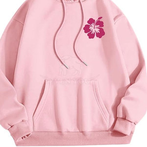 Wholesale 100% Cotton Fleece Digital Printing Pullover <b>Hoodie</b> <b>Men</b> OEM Custom Logo <b>Lined</b> Solid Design Loose Fit Eco-Friendly - Product Image 5