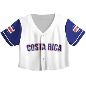 Maillot de baseball personnalisé pour femme avec nom, numéro et logo, 100 % polyester, impression par sublimation - Product Image 3