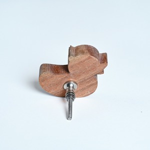 Nuevas Manijas de Cajón de Madera de Acacia para Niños, Tiradores de Armario con Diseño de Pato, Manijas Duraderas de Alta Calidad para Dormitorio y Villa, Estilo Contemporáneo - Product Image 3