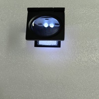 Loupe pliante pour test du lin, outil d'inspection de sécurité avec échelle de mesure pour l'impression textile et le contrôle qualité